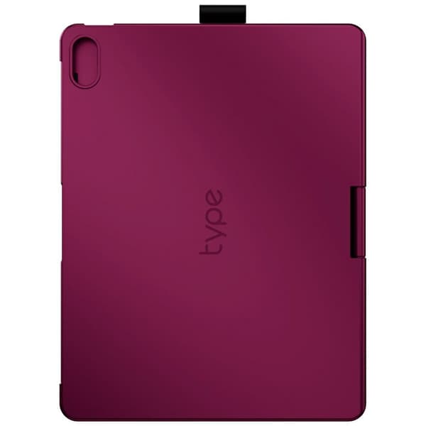 Typecase Flexbook Touch med tastatur til iPad 11" (A16) 2025 / iPad 10.9" 2022 Raspberry
