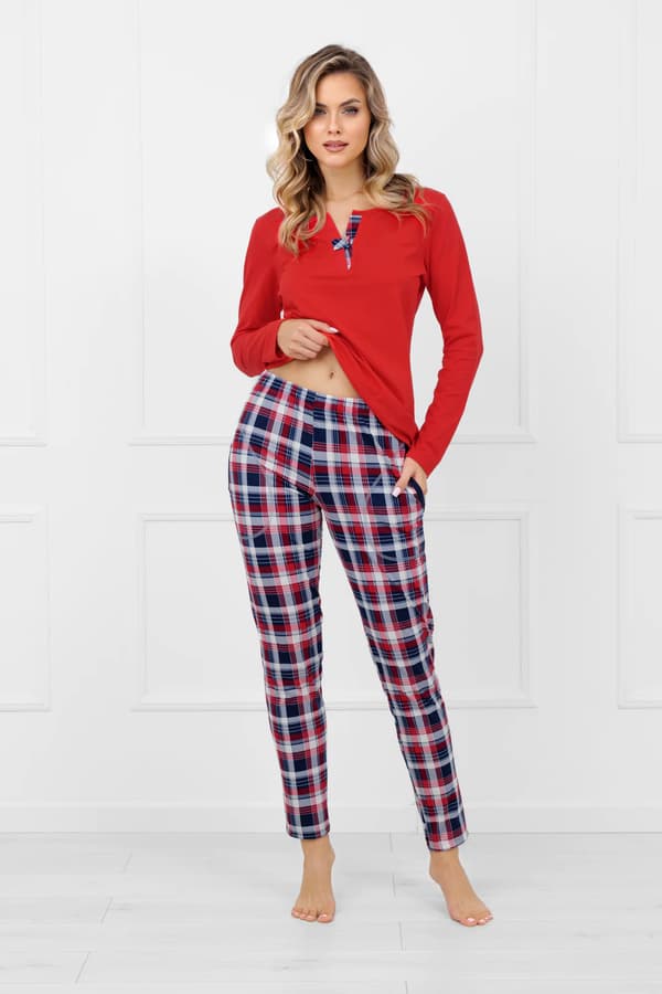 Rugia dampyjamas långärmad, långbyxor M