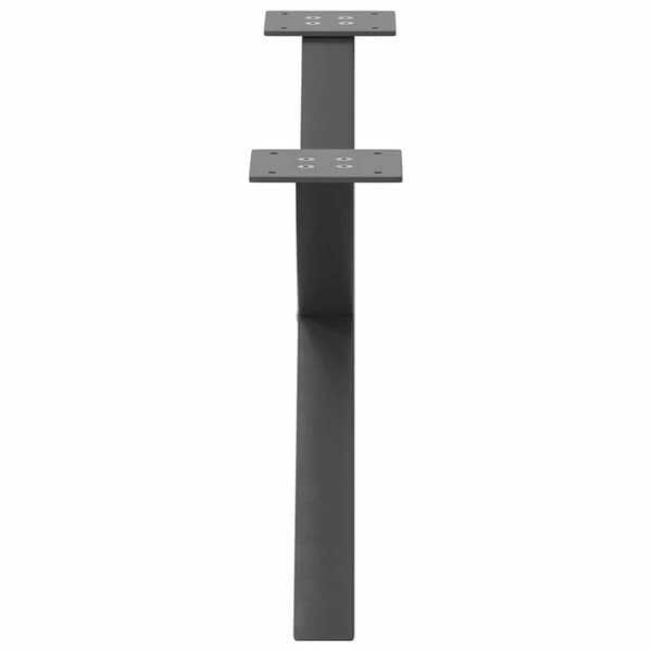 vidaXL Soffbordsben, 2 st, Antracit, 70x(30-31) cm, Stål