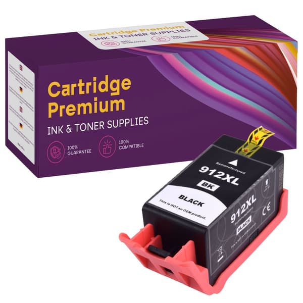 Muste HP 912XL BK GP -tulostimelle