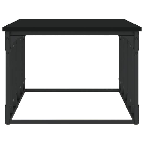 vidaXL sofabord, sort, 100x50x35,5 cm, træbaseret materiale