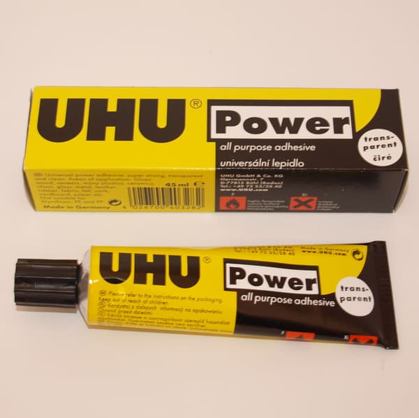 UHU Power läpinäkyvä liima - 45 ml