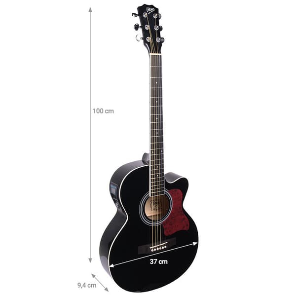 V-TONE EAG SET BK elektro-akustisk guitar + guitarforstærker sæt sort