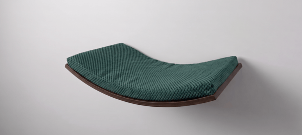 Trähylla för katter Arc 60cm Flaskgrön