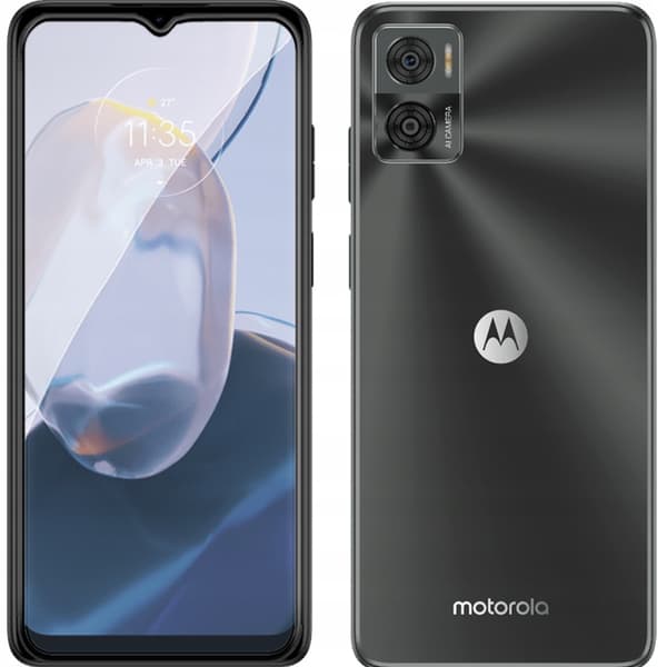 2x Härdat glas för Motorola Moto E22i med helskärmstäckning, 5D-glas