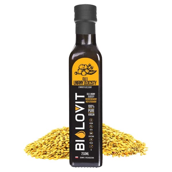 Bilovit Kallpressad gyllene linolja - 250 ml
