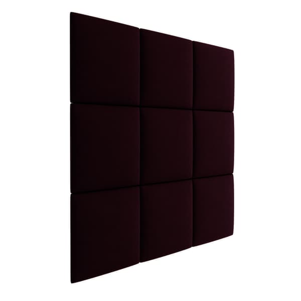 Klädd panel 50x50 Magic Velvet 2202 (Vinröd)