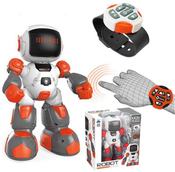 Infrarød robot styret af et ur