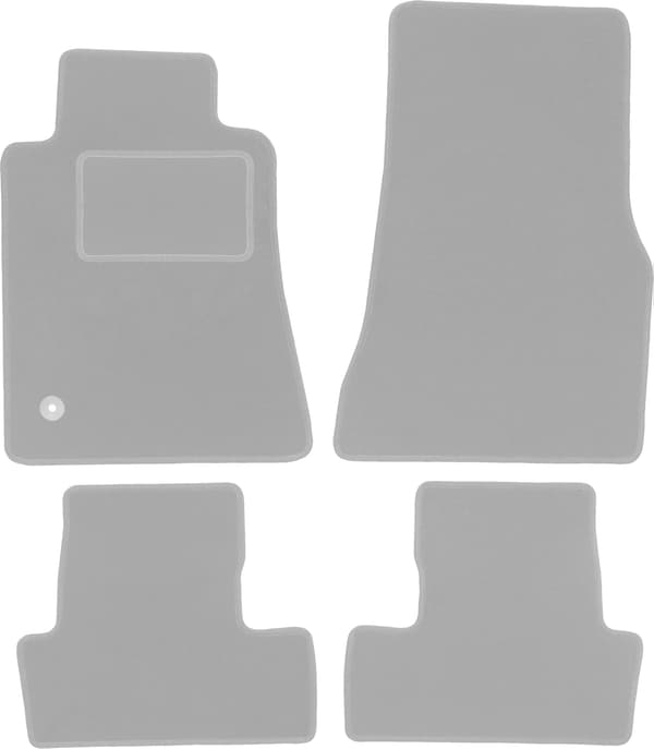 Grå bilmåtter til: Ford Mustang MK5 coupé (2004-2014)