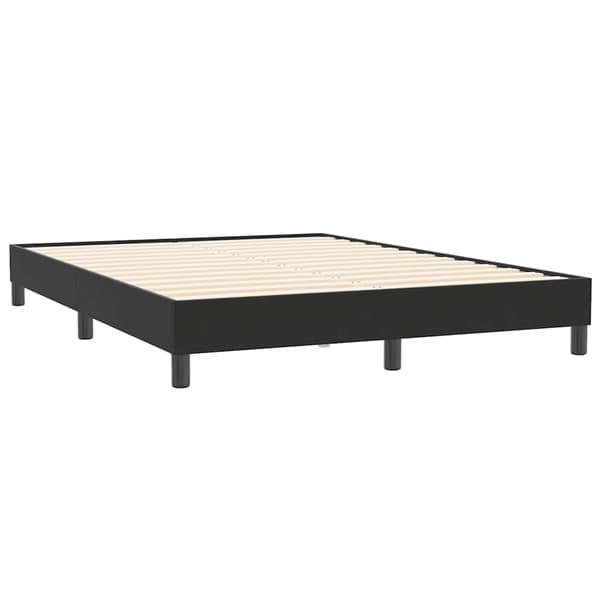 vidaXL sengestel uden madras sort 160x210 cm fløjl