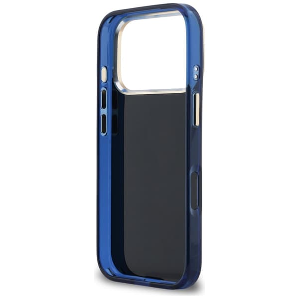 Guess IML 4G Script Metal-skal till iPhone 17 Pro blått