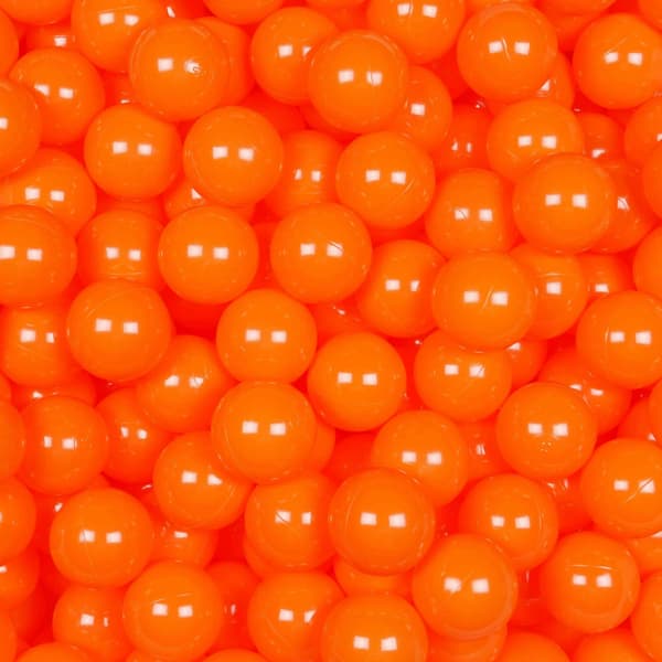Lekbollar ø7cm 50st orange