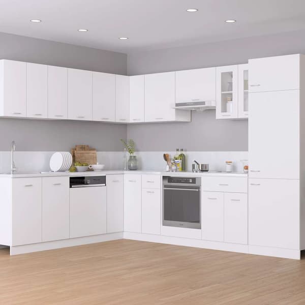 vidaXL vaskskab hvid 80x46x81,5 cm spånplade