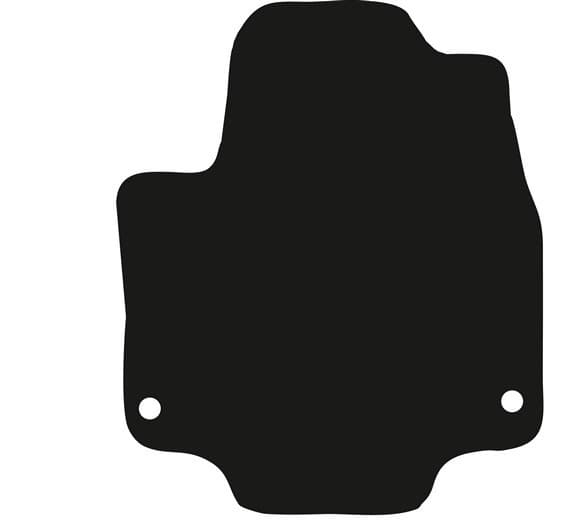 polyamid førermåtte til: Chrysler Pacifica II 5-sæders 2017 - gummibelagt førermåtte