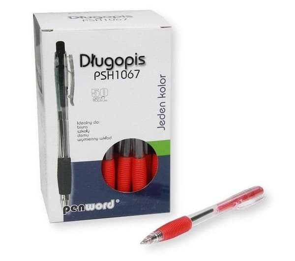 Rød pen (50 stk.)