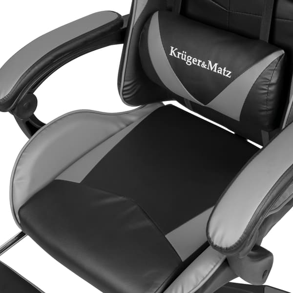 Kruger & Matz GX-150 Sort/Grå Gamingstol