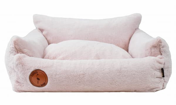 Fluffig hallonpuddingbädd XS - 60 cm x 50 cm