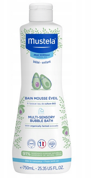 Mustela Multisensoriskt Bubbelbad 750 ml