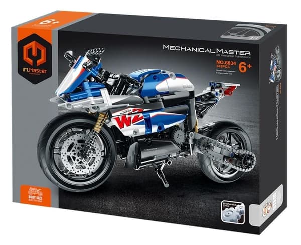 Blå Racer-klodser 542 stk.