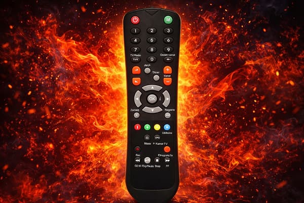 Fjernbetjening til Polsat mini HD2000 dekoder, erstatning af høj kvalitet