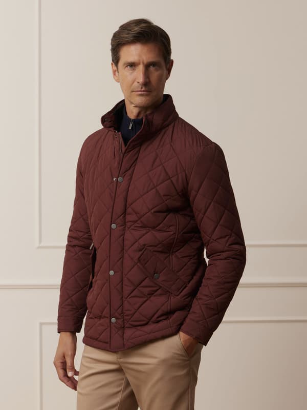 BURGUNDY WINDSOR JACKA L