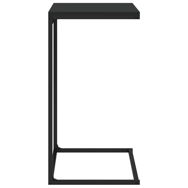 vidaXL sidebord sort 55x35x66 cm træbaseret materiale