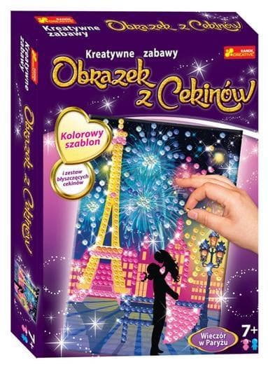 Paillettebillede. En aften i Paris