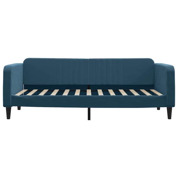 vidaXL Bäddsoffa blå 90x200 cm klädd i sammet