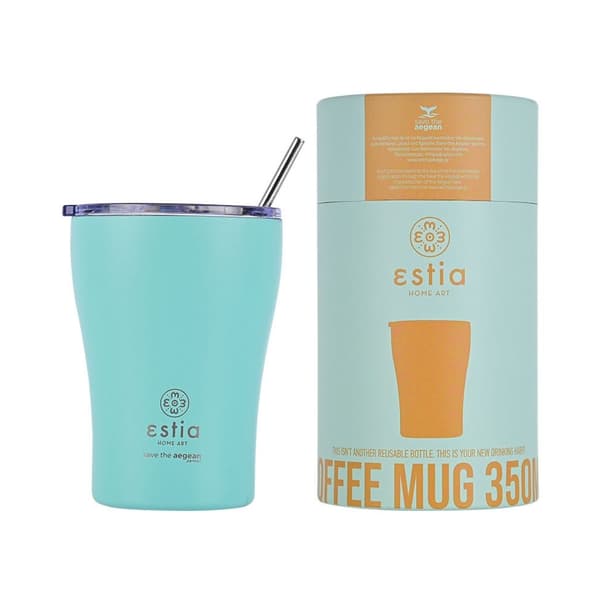 Bermudan vihreä 350 ml termosmuki pillillä