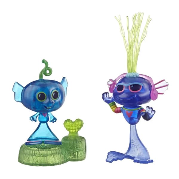 Hasbro Trolls World Tour Techno Reef -tupsu, 2 kpl