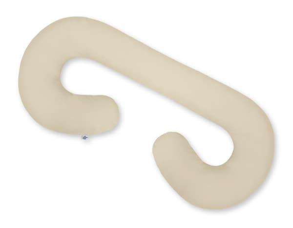 Bomullsöverdrag till graviditetskudde typ C - beige