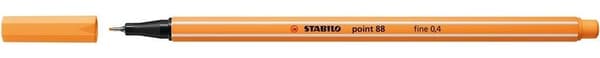 Point 88 papaya fineliner (10 st)