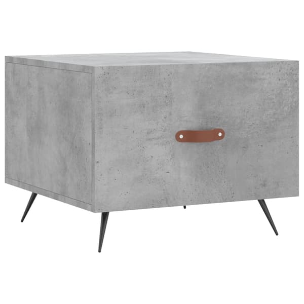 vidaXL Soffbord, set om 2, betonggrå, 50x50x40 cm