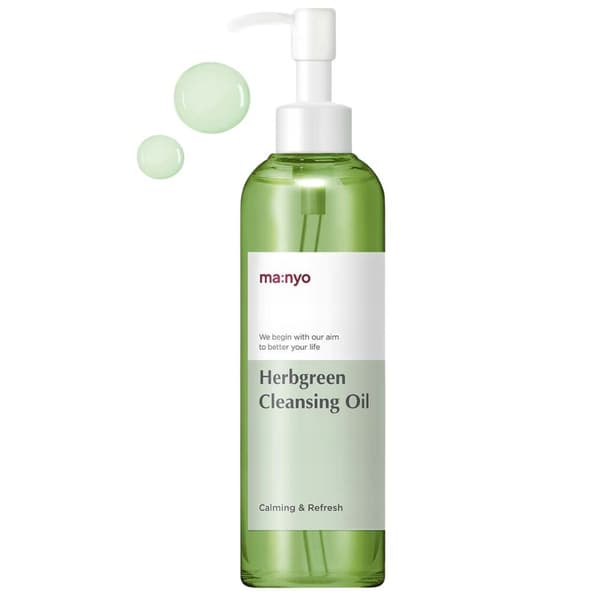 Manyo Herb Grøn Ansigtsrensende Olie - 200 ml