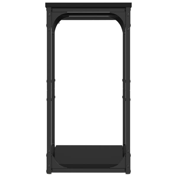 vidaXL sidebord, sort, 40x30x60 cm, træbaseret materiale