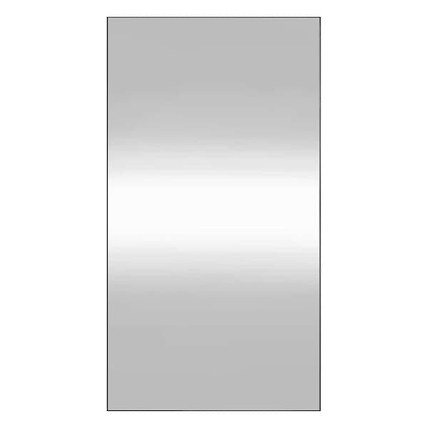 vidaXL Väggspegel, 50x100 cm, Glas, Rektangulär