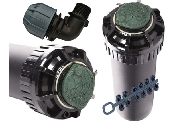 Rain Bird 5004FC sprinkler och 25-3/4``M vinkelrör