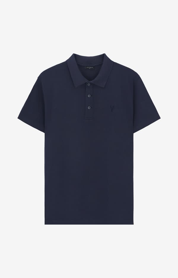 Poloshirt med S-logo
