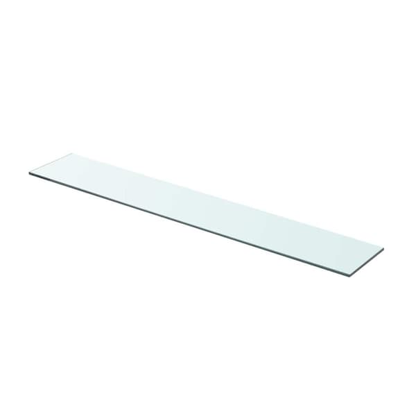 vidaXL klart glaspanel 80x12 cm