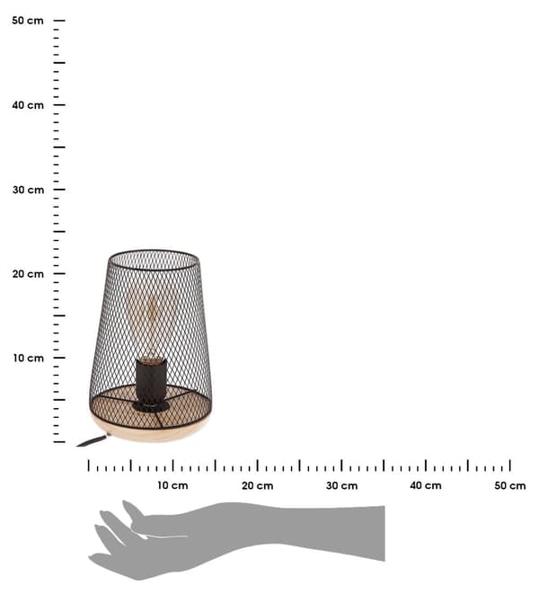 Zely trådnatlampe 23 cm