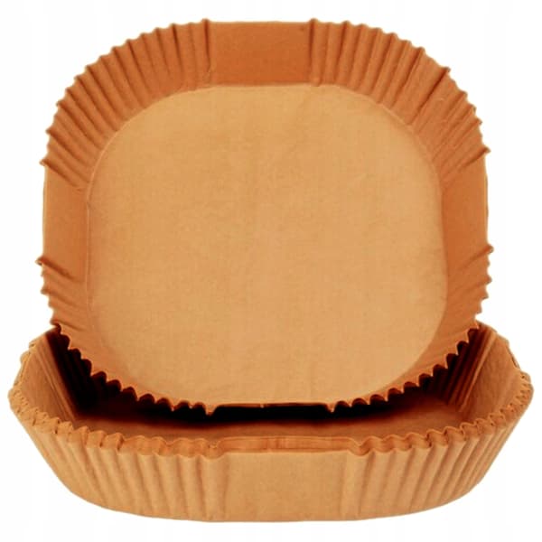 300x Pappersfack för airfryer, 23x23 cm