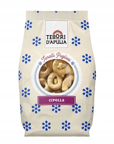 Taralli Gusto Cipolla 400g - Tesori d'Apulia
