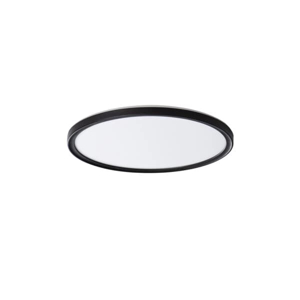 LED loftslampe til overflademontering AZPO 11,8W neutral rund sort