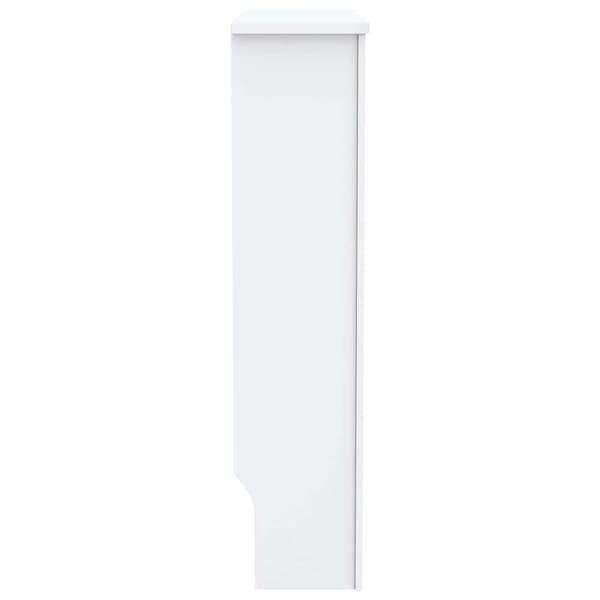 vidaXL Radiatorskydd, MDF, Vit, 78 cm