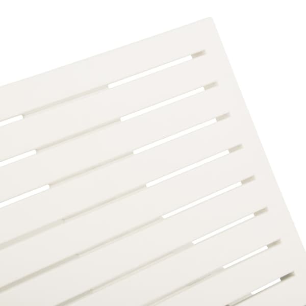 vidaXL Plast liggestol, Hvid
