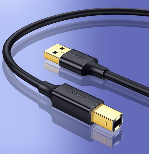 Tulostinkaapeli USB 2.0 - USB-B 1,5 m musta