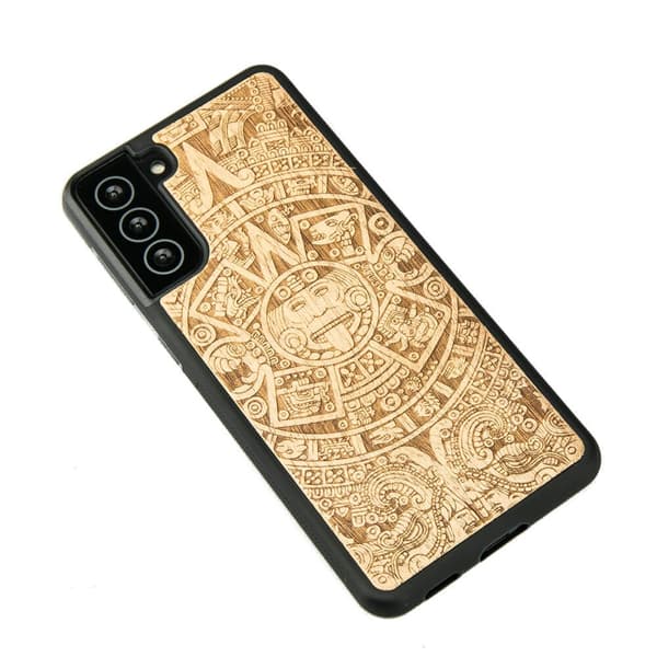 Træcover til Samsung Galaxy S21 Plus AZTEC KALENDER ANIEGRE