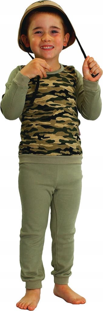 Barnpyjamas Moro khaki storlek 80 klekle