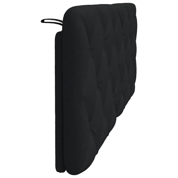 vidaXL hovedgærdehynde, sort, 120 cm, stof