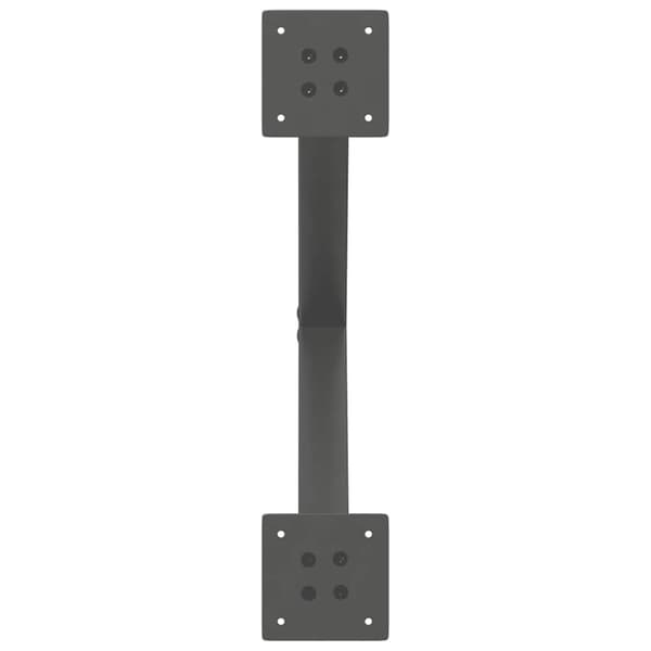 vidaXL X-formade soffbordsben 2 st antracit